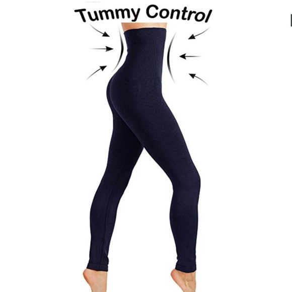 Three Plus size french terry leggings bundled - Picture 5 of 6